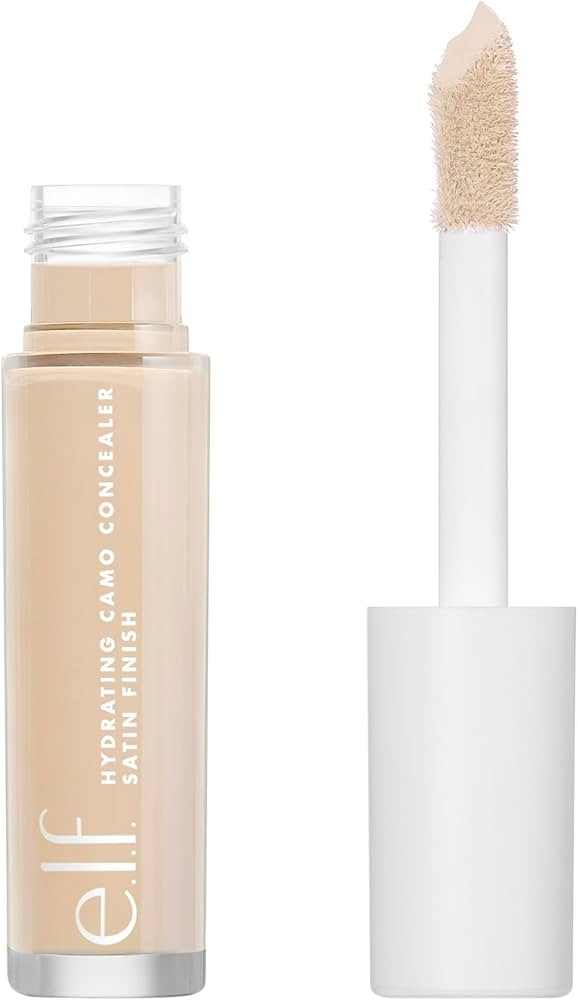 e.l.f. Hydrating Camo Concealer, Satin Finish, Conceals, Corrects & Highlights, Light Ivory, 0.20... | Amazon (CA)