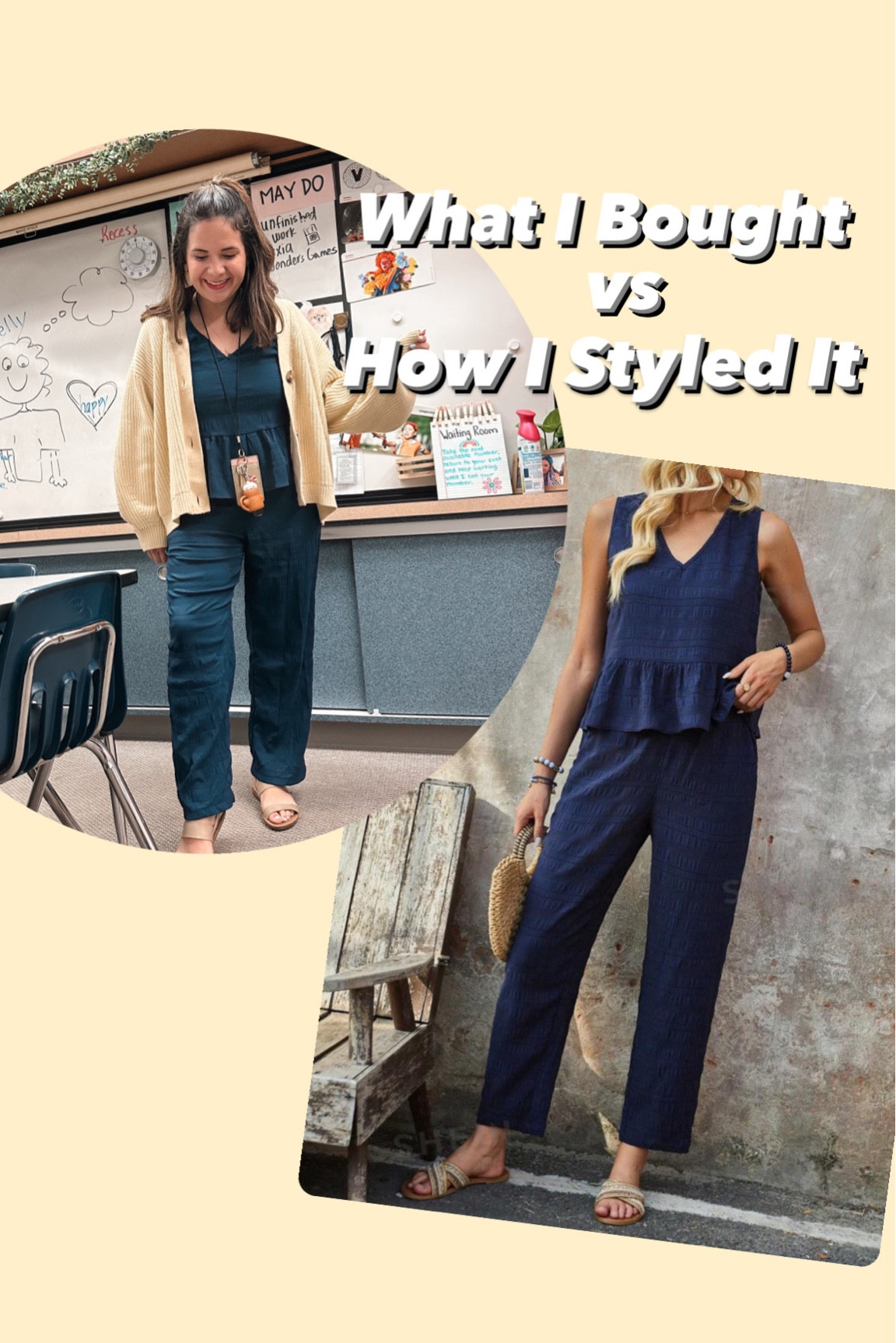 What I Bought vs How I Styled It ✨ TEACHER edition 🤓

Give me all the two piece sets! This set is only $15!!!! Such a steal! 😙🤍



#LTKstyletip #LTKfindsunder50 #LTKmidsize
