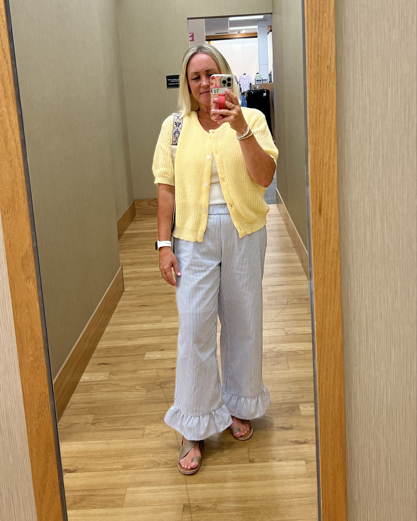 Cute late summer ootd. Work ready, but keeping with summer vibes! Plus it’s affordable AND comfy! 
.
#ootd #yellowsweater #yellowcardigan #shortsleevesweater #affordableoutfit #sein #freepeople #summervibes #momstyle #momfashion #amazonfashion #amazoninfluencer

#LTKSeasonal #LTKBacktoSchool #LTKOver40