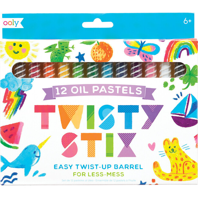 Twisty Stix Oil Pastels | Maisonette