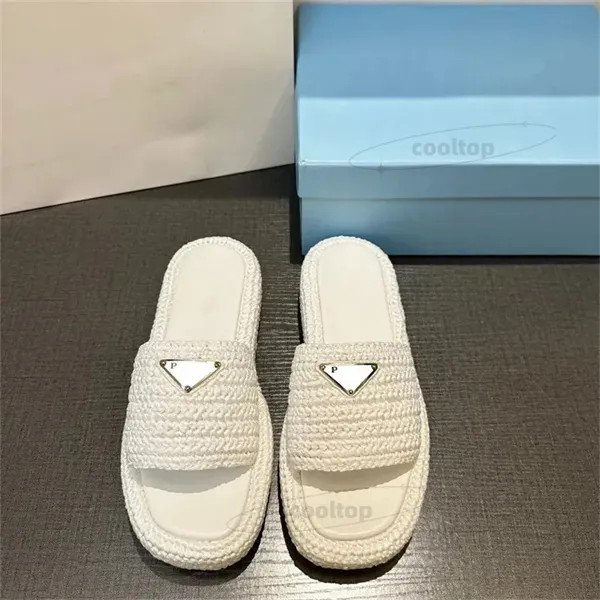 Designer Slippers Sandals Men Gold Buckle Slip on Black Brown Pink Slides Crochet Slider Women Ca... | DHGate