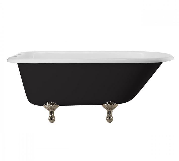 Salavina  60" Clawfoot Painted Bathtub | Pottery Barn | Pottery Barn (US)