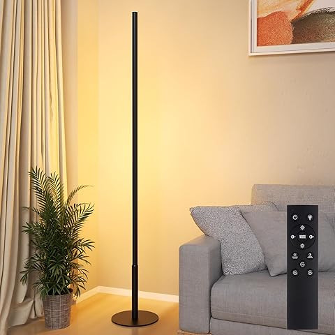 Govee RGBIC Floor Lamp Basic, LED Corner Lamp Compatible with SmartThings, Alexa, and Matter, Sma... | Amazon (US)