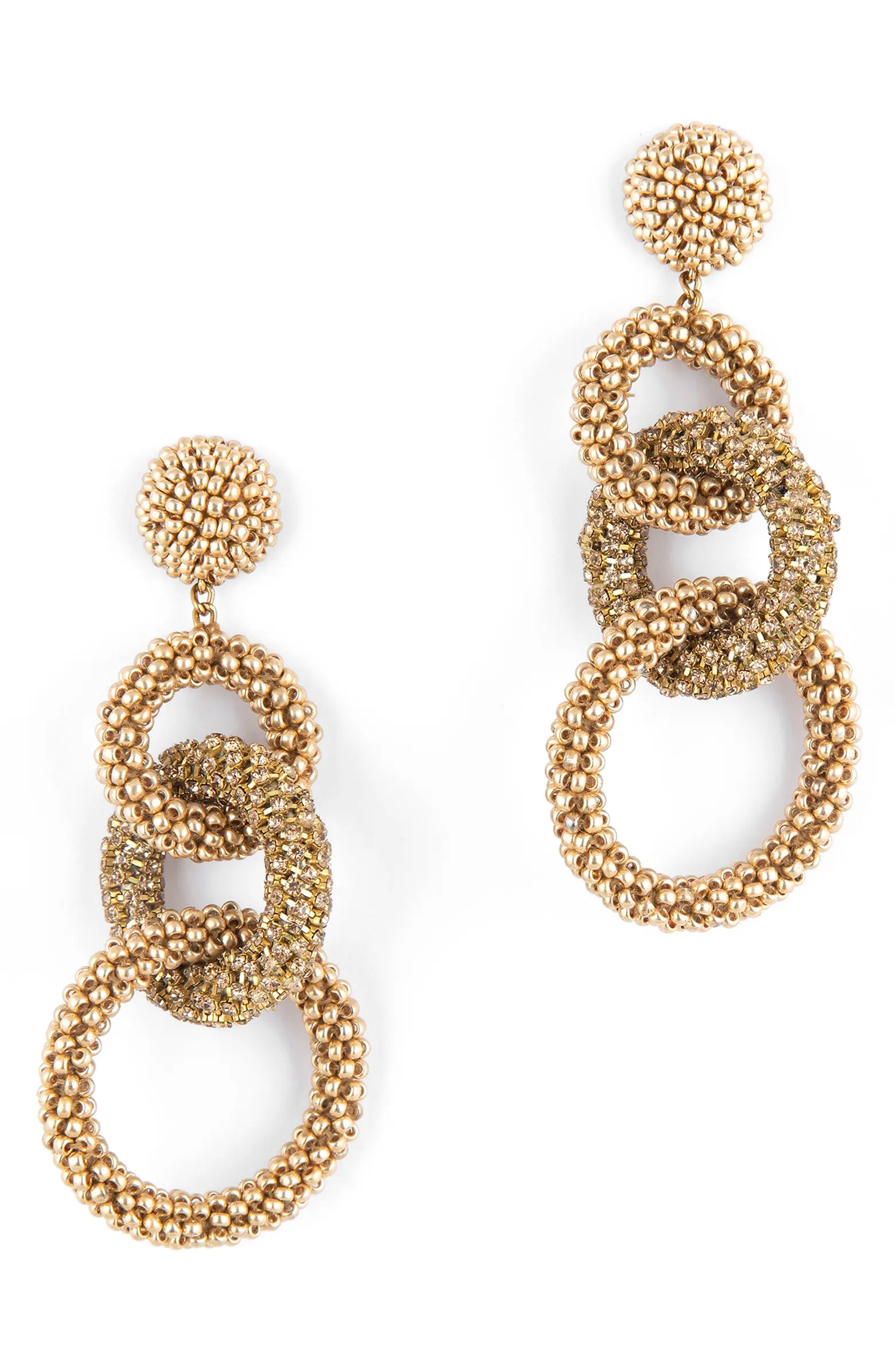 Deepa Gurnani Sienna Embellished Drop Earrings | Nordstrom | Nordstrom