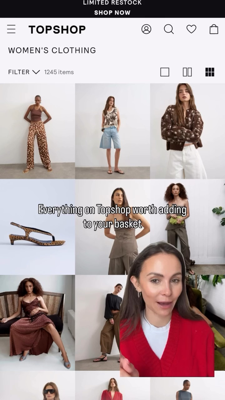 Last week was Abercrombie, this week is Topshop, my weekly shopping edit is here! Let me know what you’re adding to your basket. And what you would like to see next week?