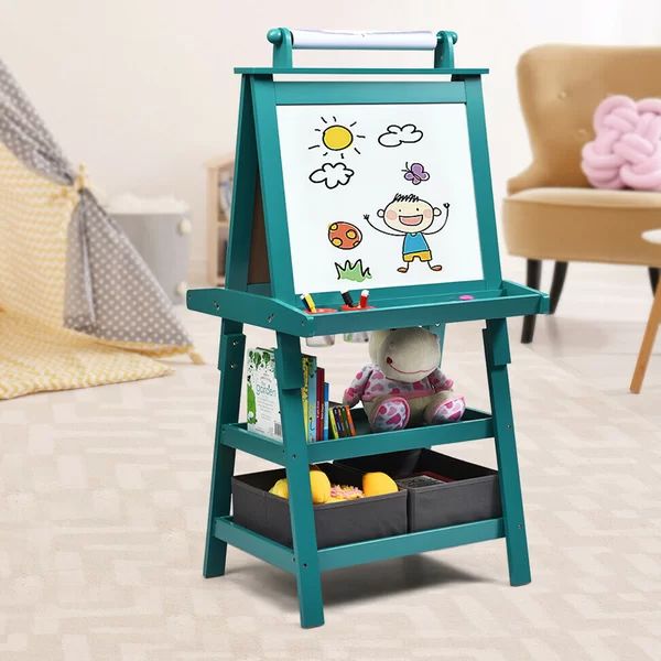 Magnetic Double Sided Board Easel | Wayfair North America