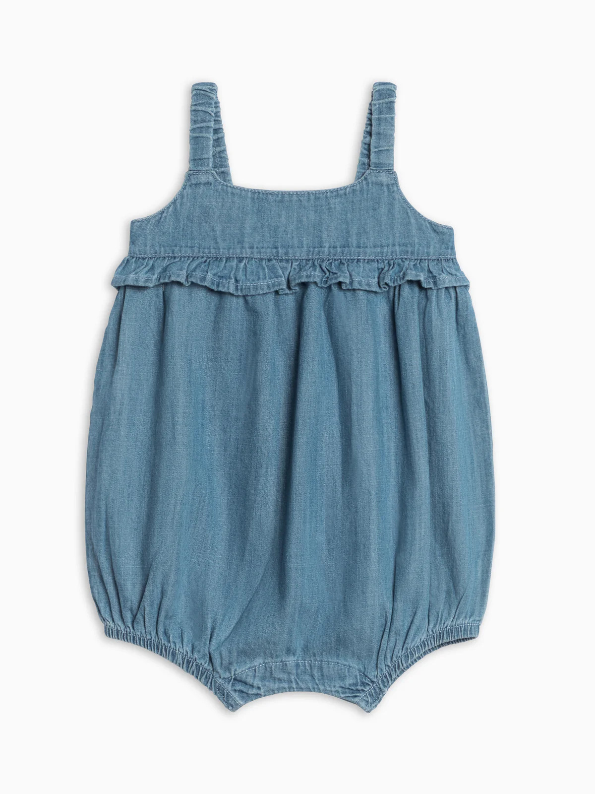 Gemma Chambray Bubble Romper | Colored Organics