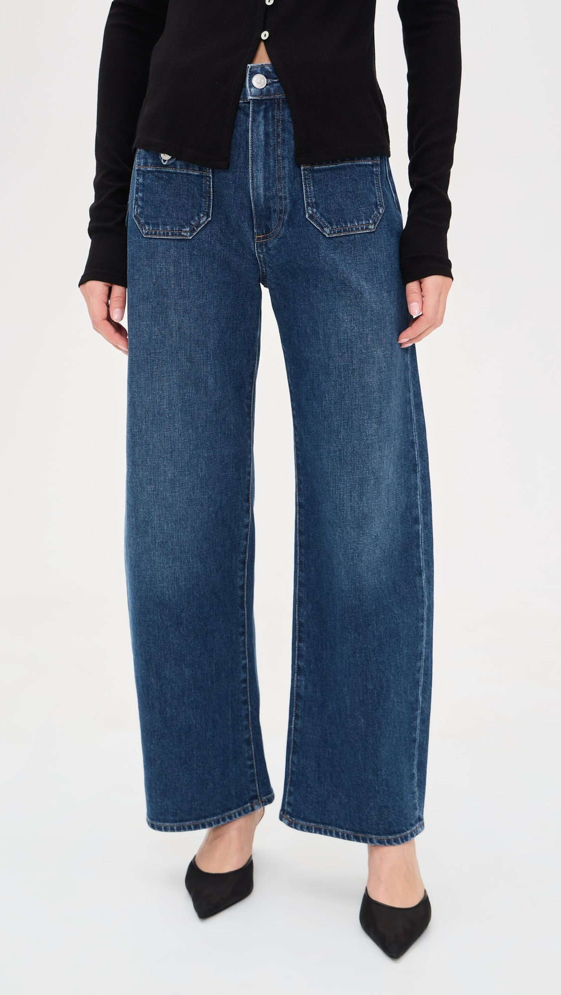 Arellia Ankle Jeans with Welt Tab Patch Pockets | Shopbop
