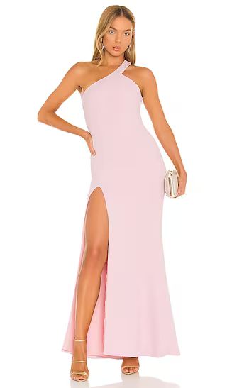 Evan Gown in Rose Pink | Revolve Clothing (Global)