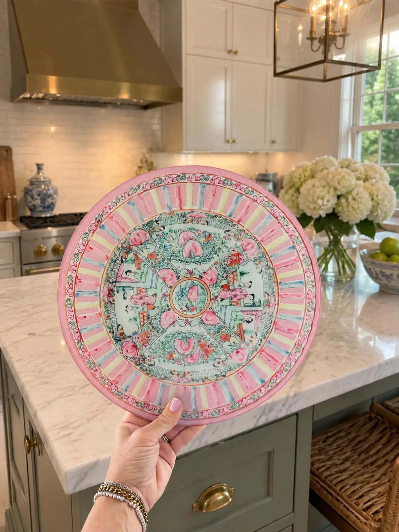 Grandmillenial China Plate Glass Cutting Board | Etsy (Global)