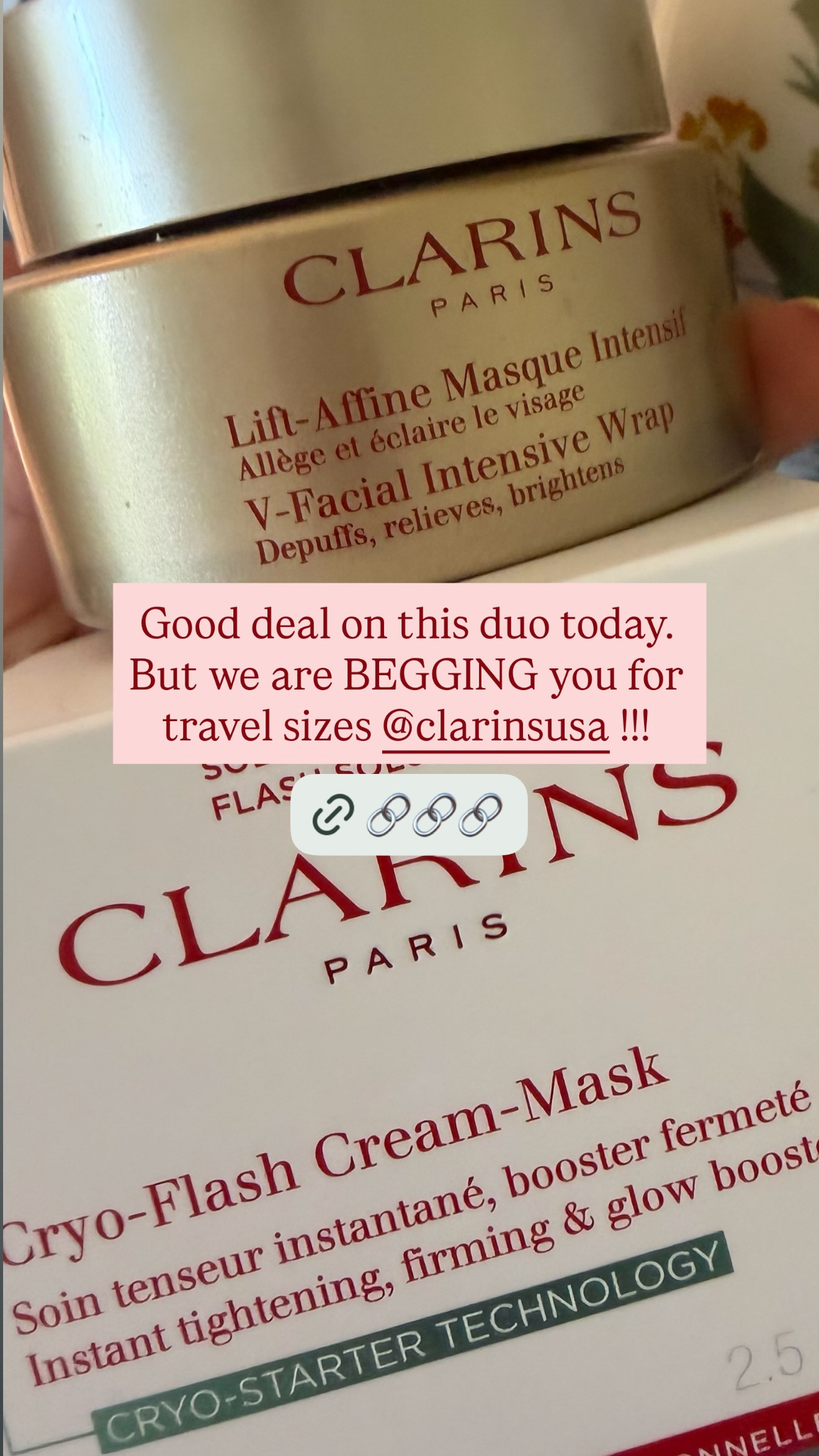 This Clarins duo deal is SO GOOD. 

 #LTKSaleAlert #LTKBeauty