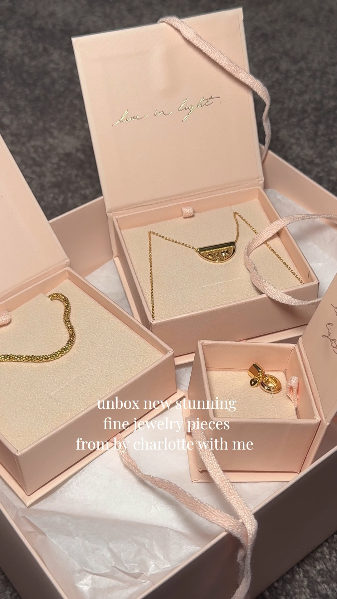 Unbox some new stunning fine jewelry pieces from @bycharlotte with me . 

Absolutely in love with them! These are from the new Heart Entwined collection. 

By charlotte is having their mid year clearance sale on both iconic and their website , there is a further 20% off on all sale items . 

#LTKgiftguide #LTKaustralia #LTKsale