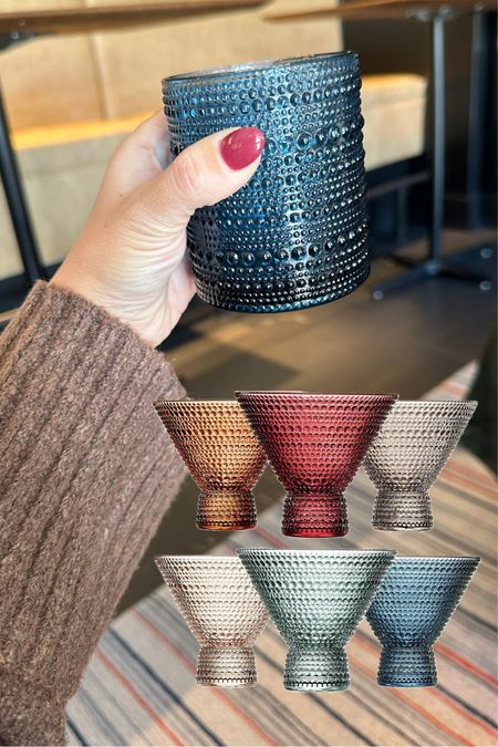 I found the cutest textured hi ball glasses and stemless martini glasses at four seasons vail! I ordered them to try! So cute & would also make a great gift idea! All affordable from Amazon! 

#LTKfindsunder50 #LTKHolidaySale #LTKhome