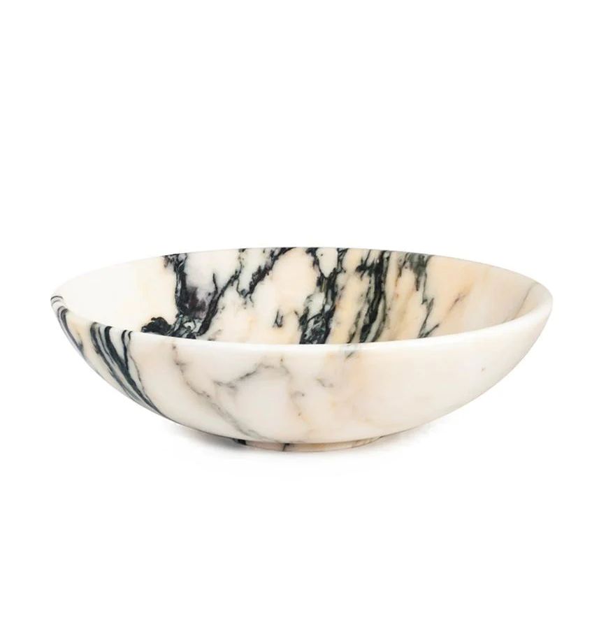 Fiammetta V Italian Marble Fruit Bowl | SFERRA Fine Linens
