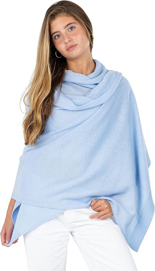 Velanio Cashmere Luxury Knitted Wrap Travel Shawl Scarf, Pashmina Stole, All-Season Scarf for Wom... | Amazon (US)