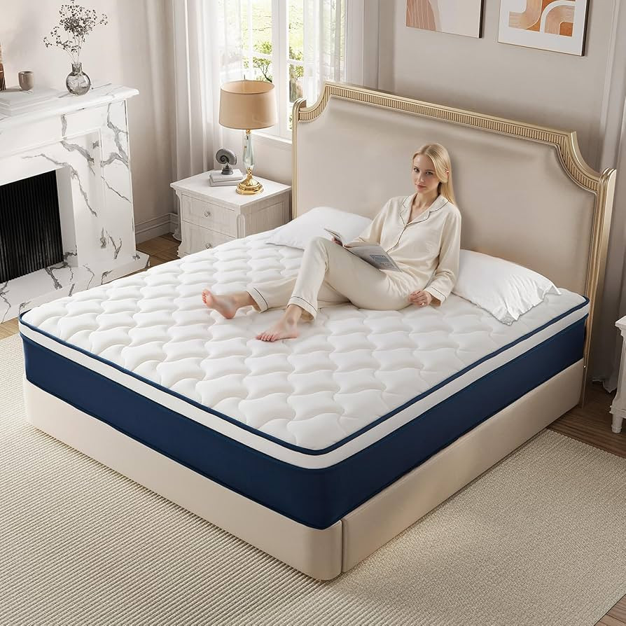 12 Inch Twin Gel Memory Foam Mattress - Medium Firm Mattress for Cool Sleep & Pressure Relief | M... | Amazon (US)