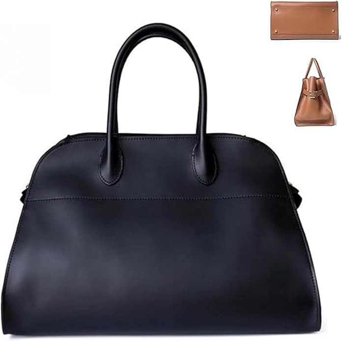 Leather Tote Bag Retro Top Handle Bag Trendy Work Bag PU Leather 2025, Large Capacity Luxury Casu... | Amazon (US)