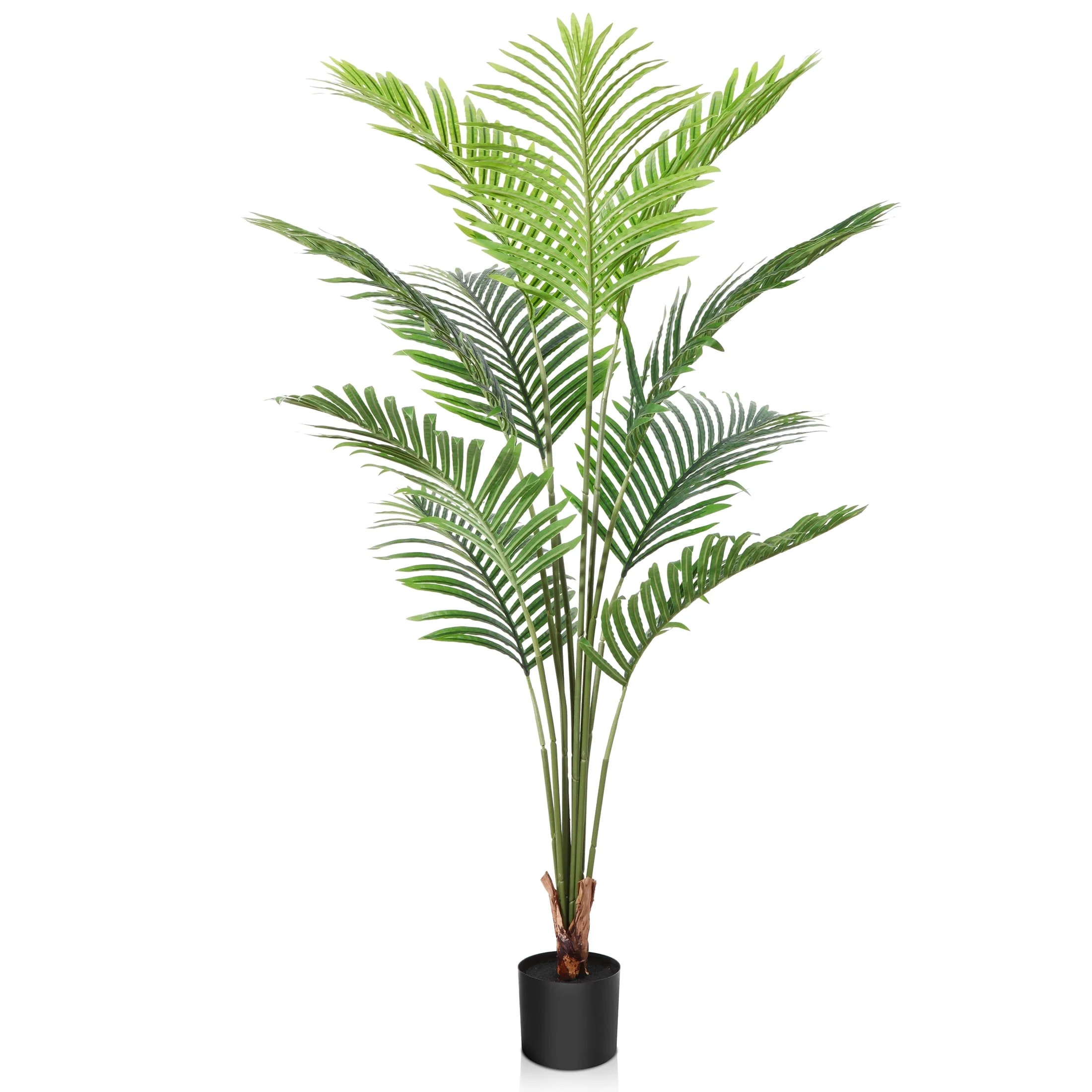 DR.Planzen 5ft Artificial Palm Tree Indoor Plant Tall Fake Tropical Paradise Palm Tree in Pot, Fa... | Walmart (US)