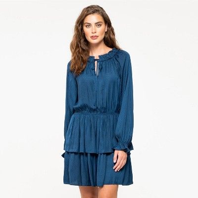 August Sky Women's Raglan Sleeve Mini Dress | Target