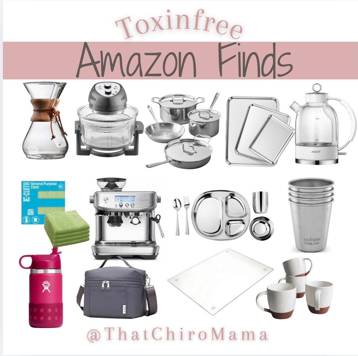 ‼️Comment below “AMAZON” to see all the best toxinfree kitchen finds on Amazon!

Making small swaps in the home is easier than ever it’s just overwhelming to know what’s actually clean. I’m so thankful there are many clean options readily available through Amazon!

From kitchen, to bathroom, to personal care and ever clothing there are tons of great finds! 

Stay tuned for the HIGHLY requested toxinfree clothing post too! 

🤍Make sure you’re following @thatchiromama so that links shows up. If you’re not, it won’t appear in your inbox🤍
.
.
.
#toxinfree #nontoxic #nontoxichome #lowtoxliving #kitchen