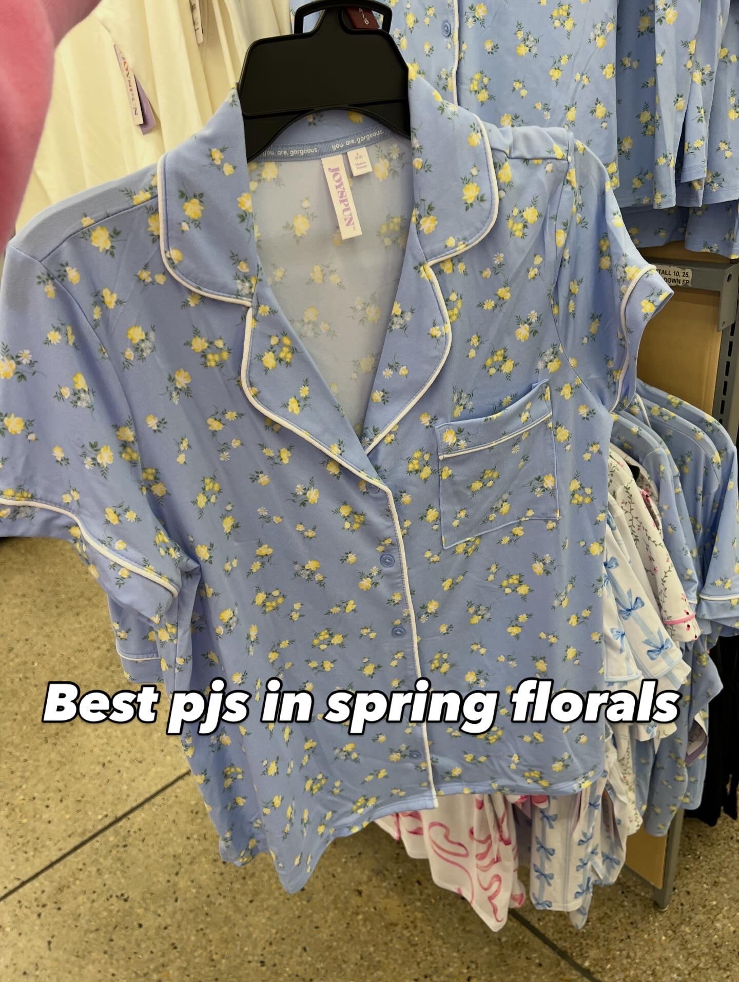 Walmart spring pajamas are always a good idea! Fit true to size. #walmartfashion 