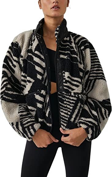 Free People Rocky Ridge Jacket Geo Line Combo SM (Women's 4-6) | Amazon (US)