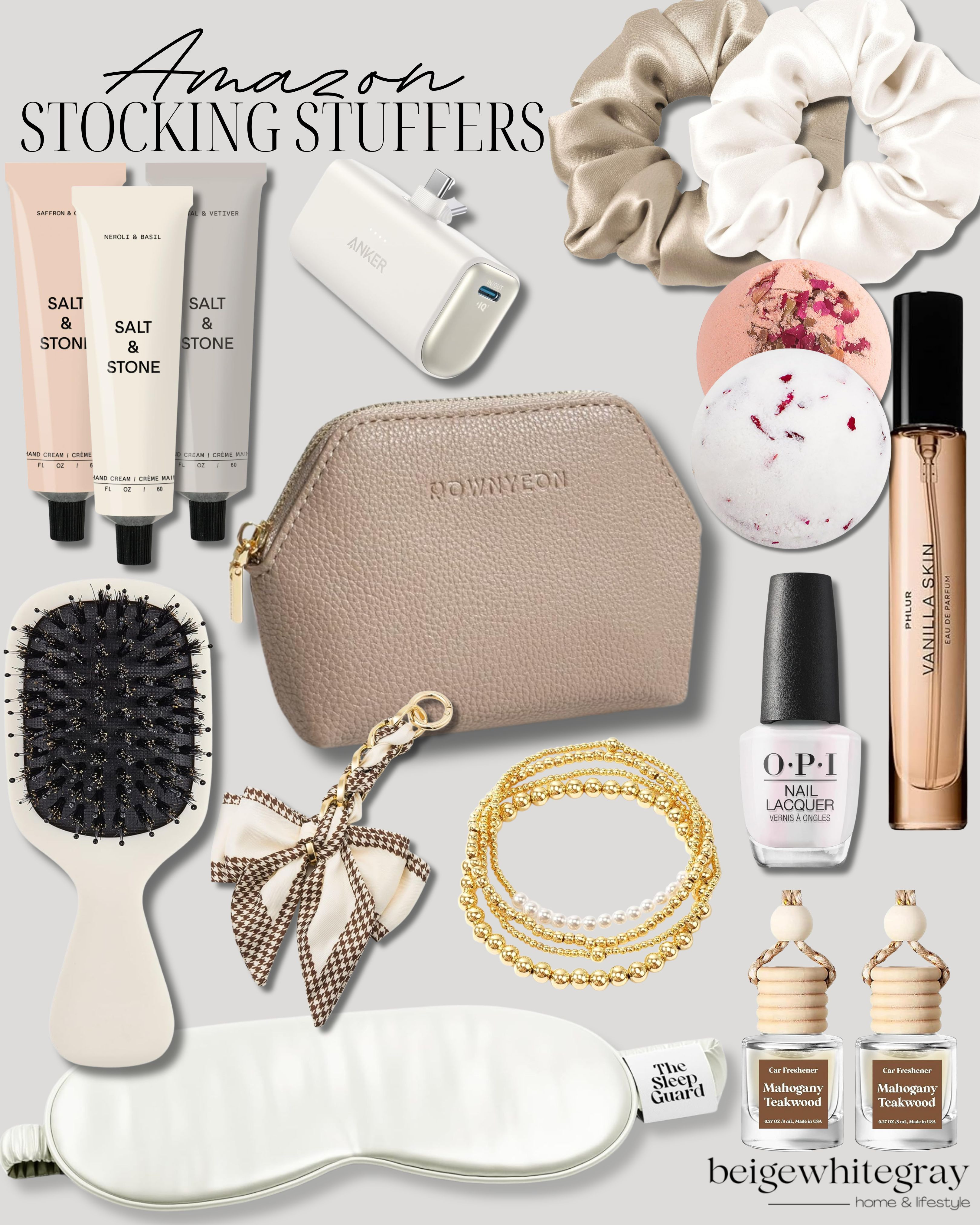 Amazon Stocking Stuffers for Her
Amazon Holiday / Amazon Gifts / Amazon Home / Amazon Fashion / Amazon Beauty / Stocking Stuffers for Her / Beauty Minis / Skincare Essentials / Jewelry Finds / Cozy Socks / Lip Balms / Scented Candles / Hair Accessories / Travel-Sized Perfumes / Face Masks / Bath Bombs / Nail Care Kits / Small Gadgets / Mini Makeup / Hand Creams / Fun Keychains / Portable Chargers / Tea & Coffee Samples / Scrunchies & Hair Clips / Compact Mirrors / Wellness Snacks / Small Notebooks / Essential Oils / Cute Phone Accessories / Bag Charms / Premium Beauty /  

 

#LTKGiftGuide #LTKHoliday #LTKselfcare