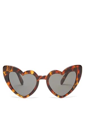 Loulou heart-shaped sunglasses | Saint Laurent | MATCHESFASHION.COM UK | Matches (UK)