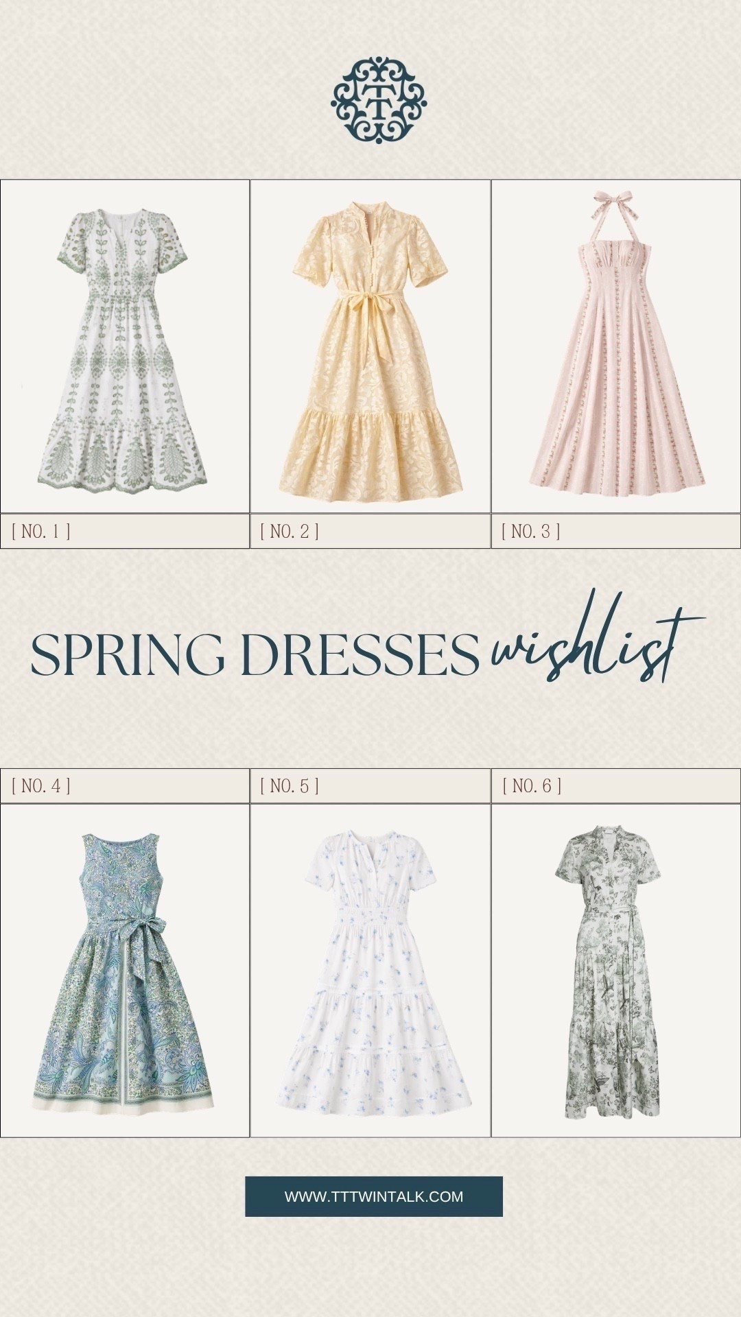 Spring dresses we keep reaching for lately! These styles bring in light colors and easy shapes. Perfect to wear for brunch, showers, or spring events. s
