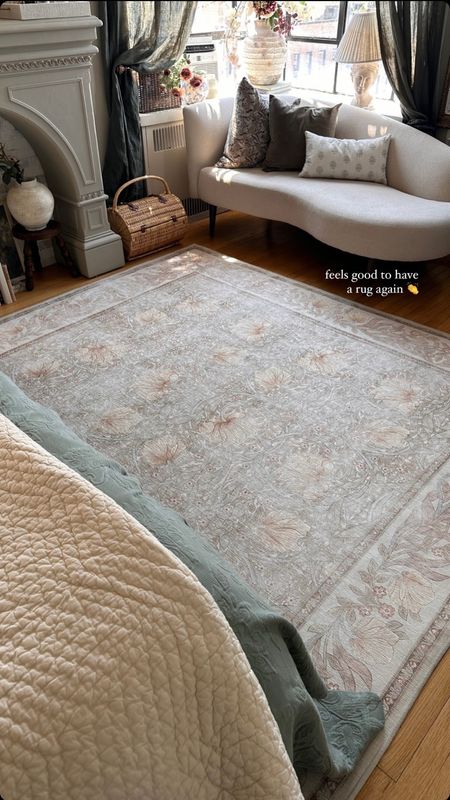 New washable area rug by Ruggable in our bedroom 

#LTKhome