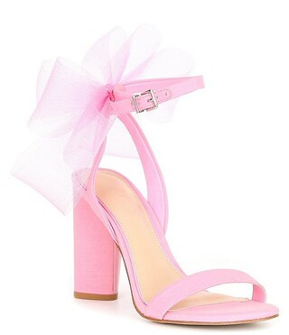 x Venita Aspen Amena Satin Bow Back Dress Sandals | Dillard's