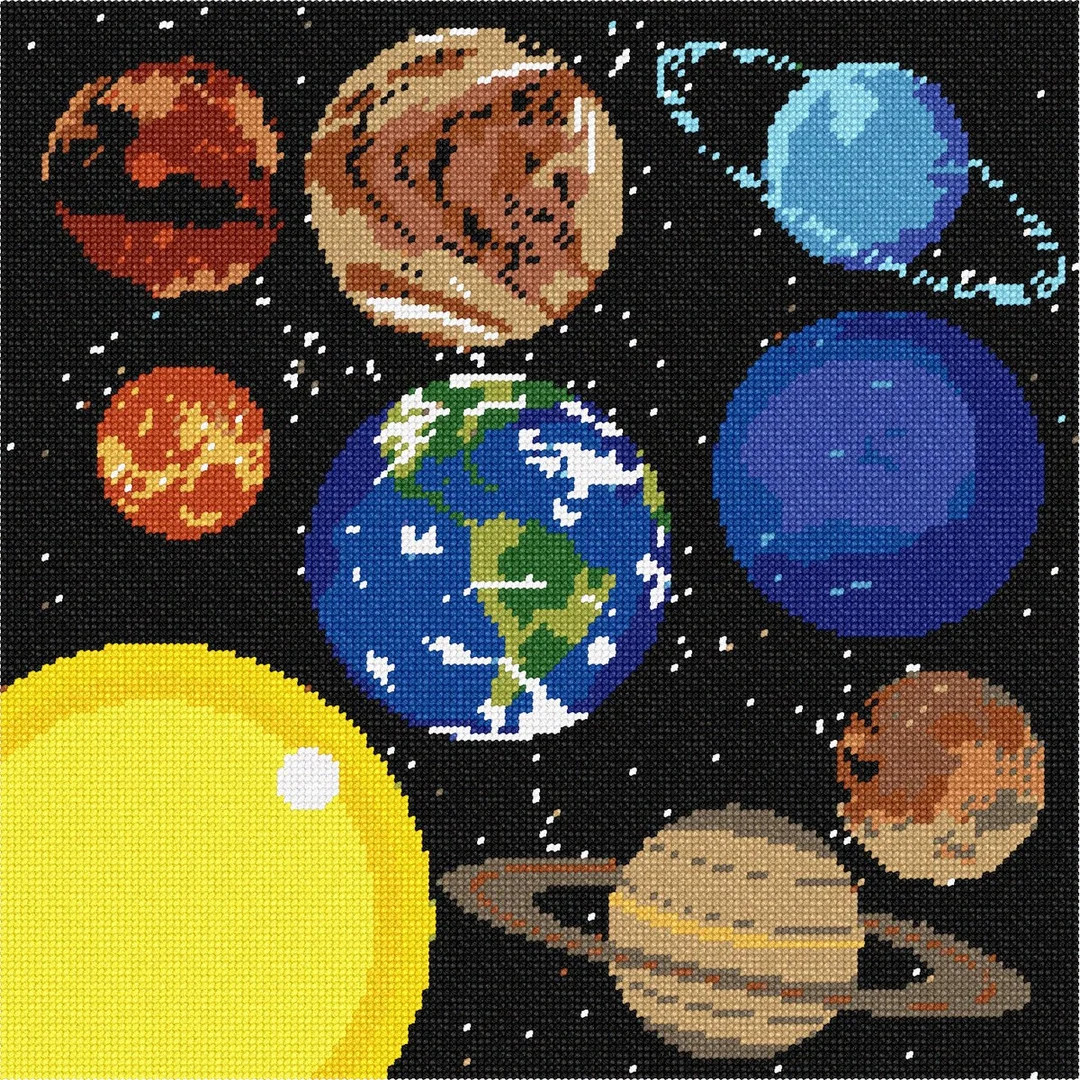 Needlepoint Kit or Canvas: Solar System - Etsy | Etsy (Global)