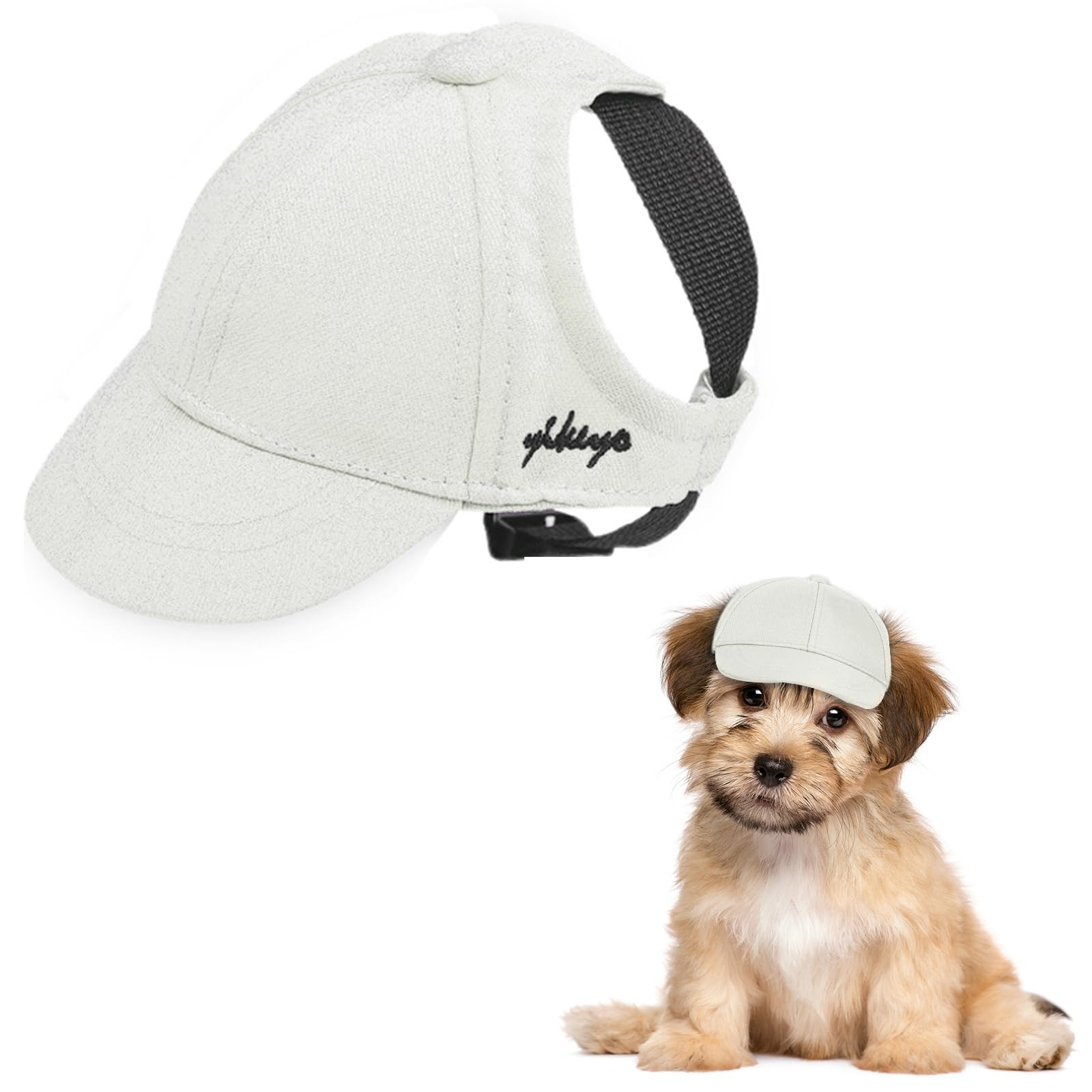 Dog Baseball Cap Dog Visor Hats Pet Sun Protection Hats Outdoor Sports Hats with Ear Holes Pet Ba... | Amazon (US)