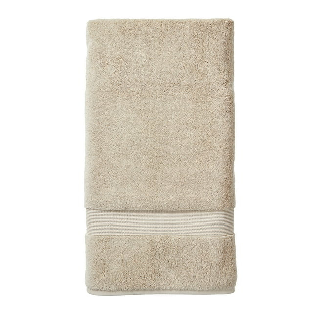Better Homes & Gardens Signature Soft Solid Bath Sheet, Almond Biscuit | Walmart (US)