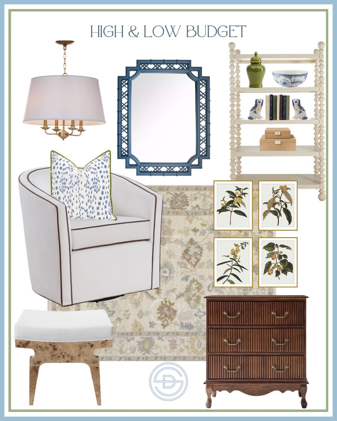Creating the perfect mix of splurge worthy and affordable home decor!  Ideal for a new year home refresh! These high and low budget classic grandmillennial home decor finds are 👏🏼👏🏼! 

Grandmillennial living room | chinoiserie living room | Grandmillennial home decor | splurge or save | affordable home decor | classic living room 

#LTKHome #LTKSaleAlert