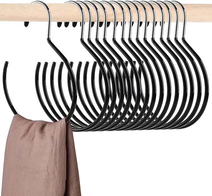 Cedilis 15 Pack Scarf Ring Hangers, Non-Snag Belt Hanger for Closet, Non-Slip Closet Organizer Ac... | Amazon (US)