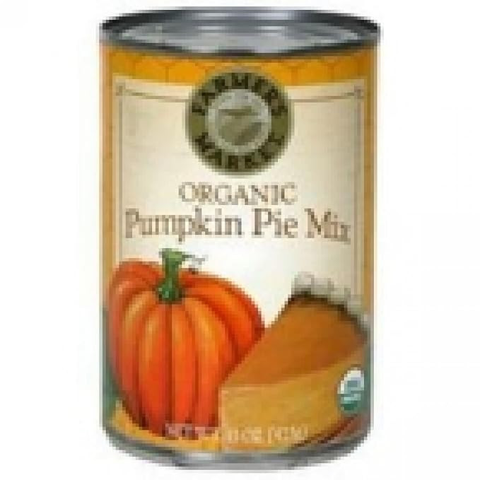 Farmer's Market Foods, Organic Canned Pumpkin Pie Mix, 15 oz | Amazon (US)