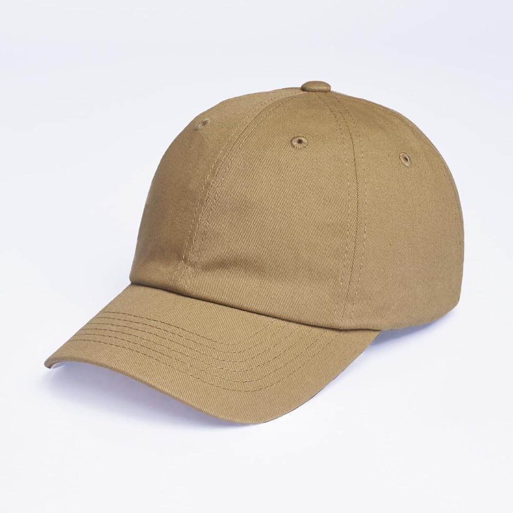 Classic Dad Hat Cotton, Low-Profile Plain Baseball Cap, Adjustable, Breathable and Packable | Amazon (US)