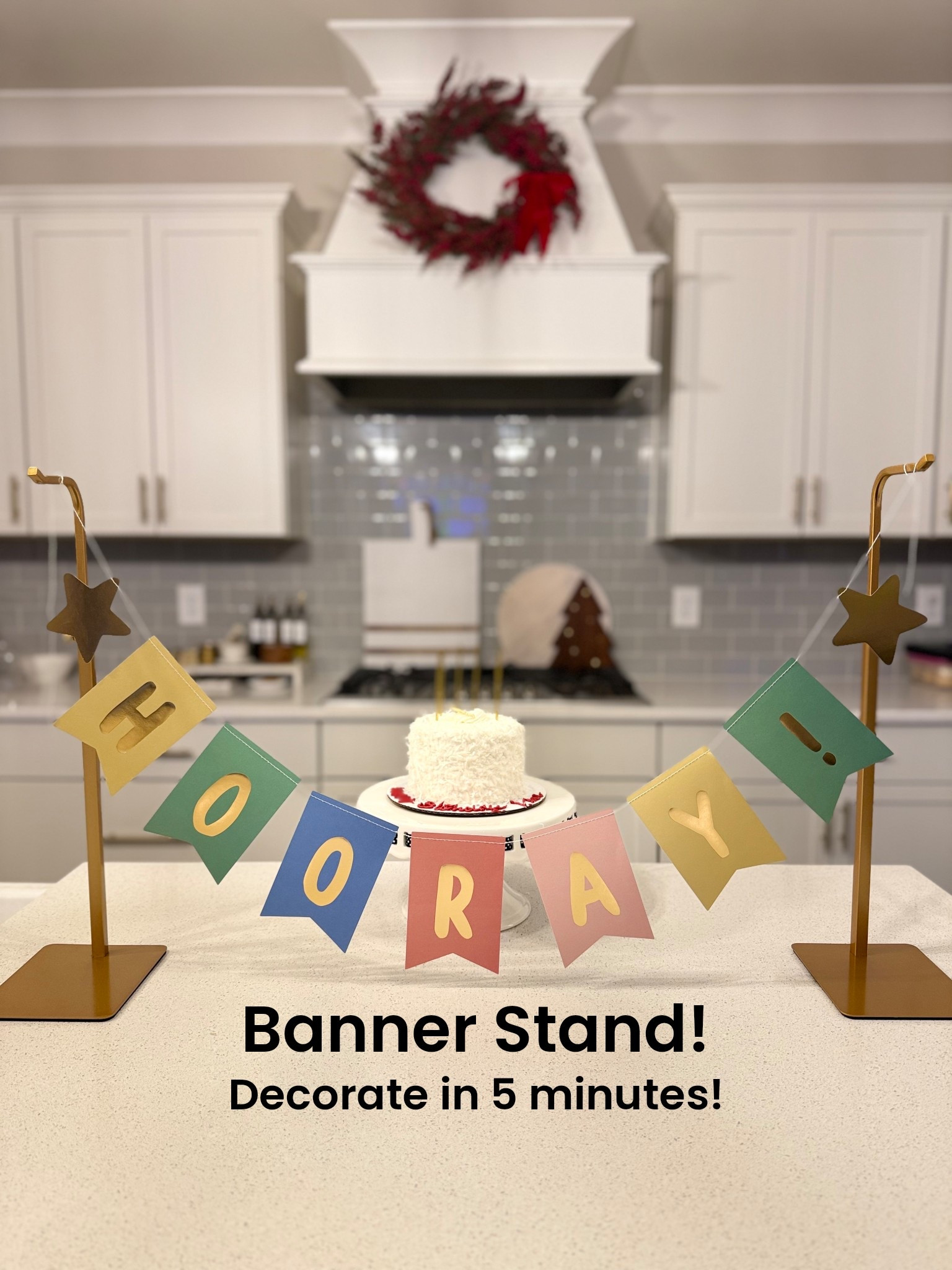 Banner and Party Hack - use these purse stands to hold your party banners and garlands. They’re adjustable, setup is so quick, and great for table tops, kitchen islands, dining tables, etc!

Birthday party, party decor, decorating tips, seasonal decor, party tricks, holiday decor

#LTKValentine #LTKHome #LTKKids