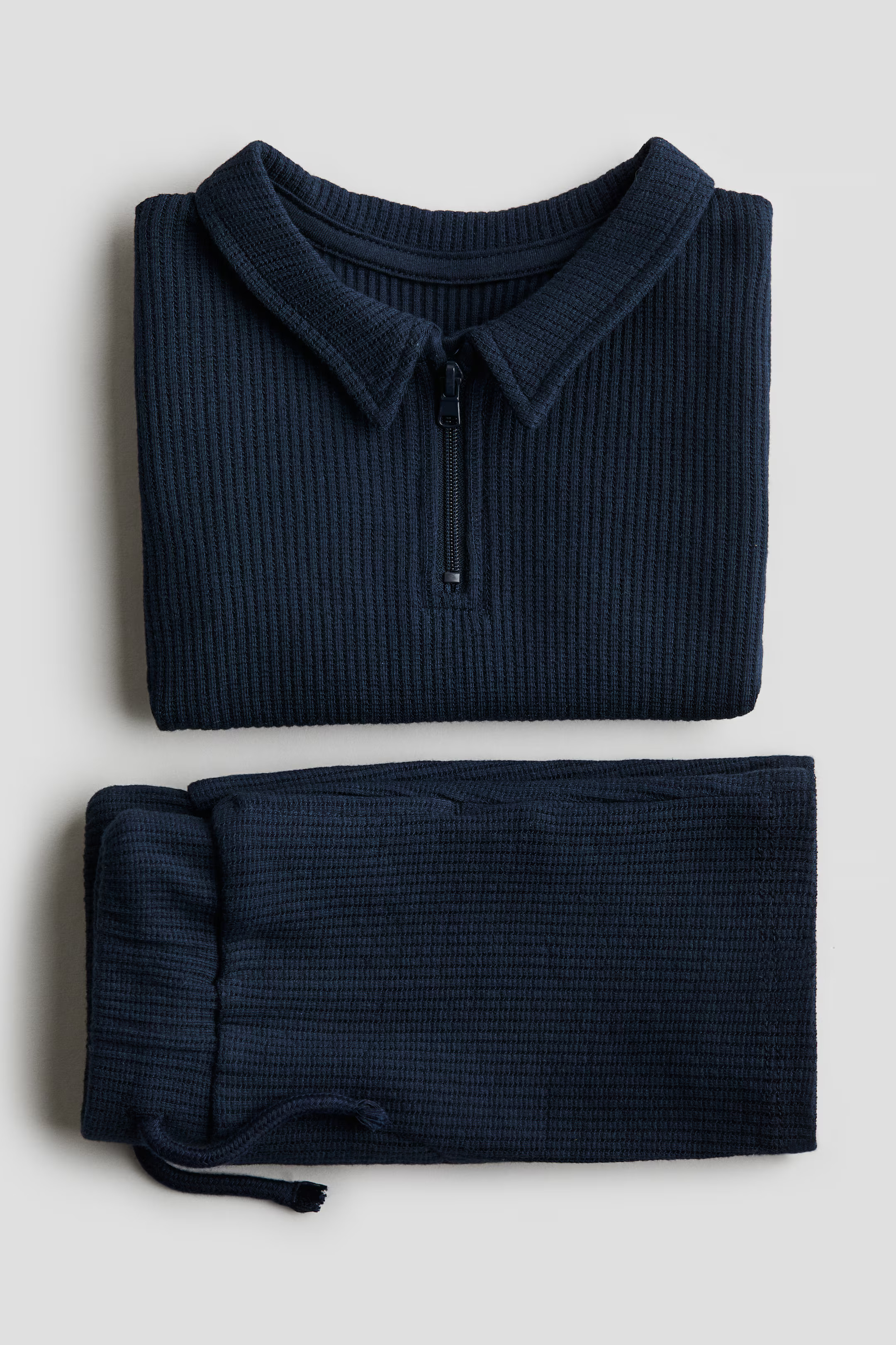 2-piece waffled jersey set | H&M (UK, MY, IN, SG, PH, TW, HK)