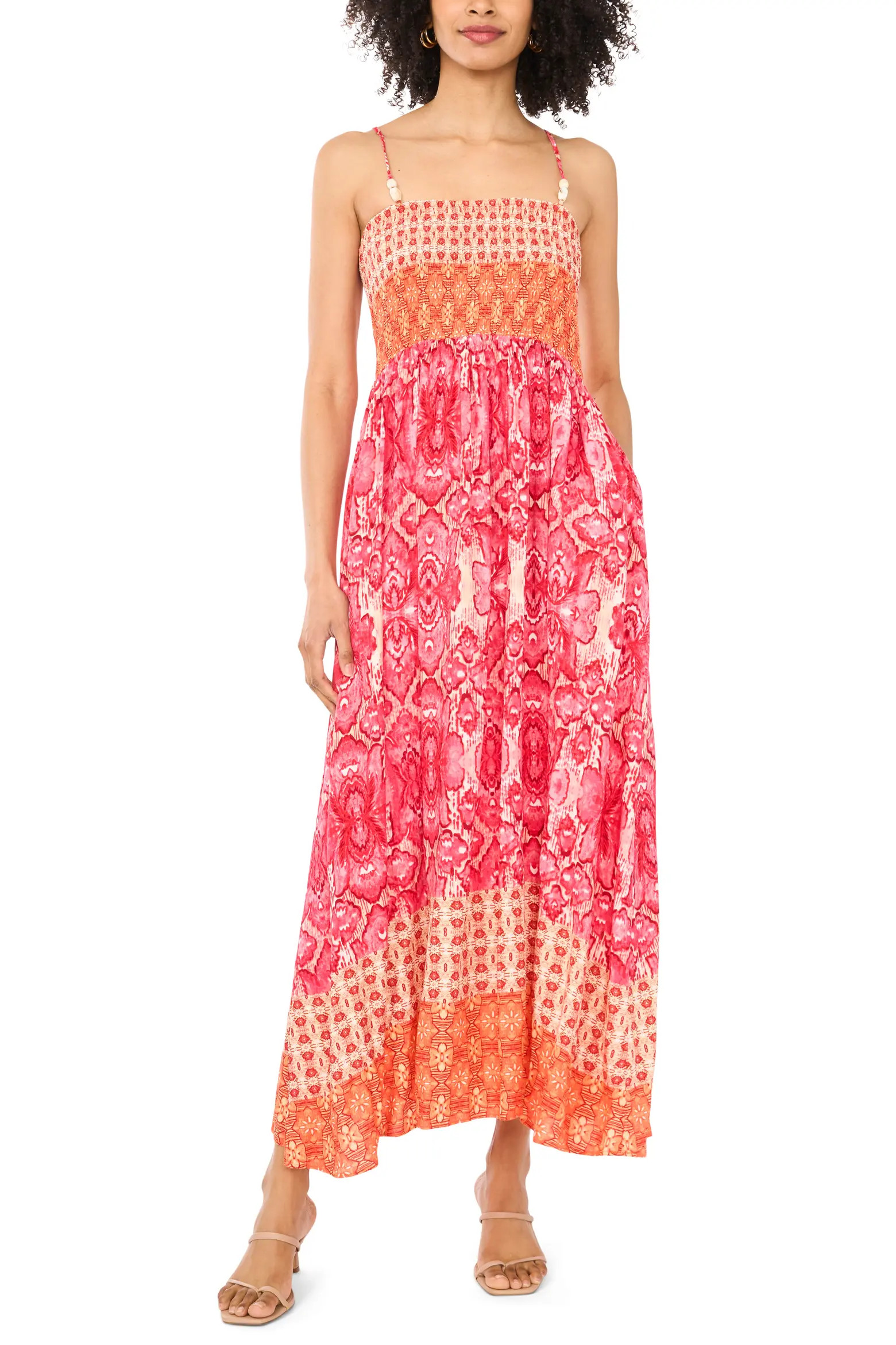 Mixed Print Maxi Sundress (Women) | Nordstrom | Nordstrom