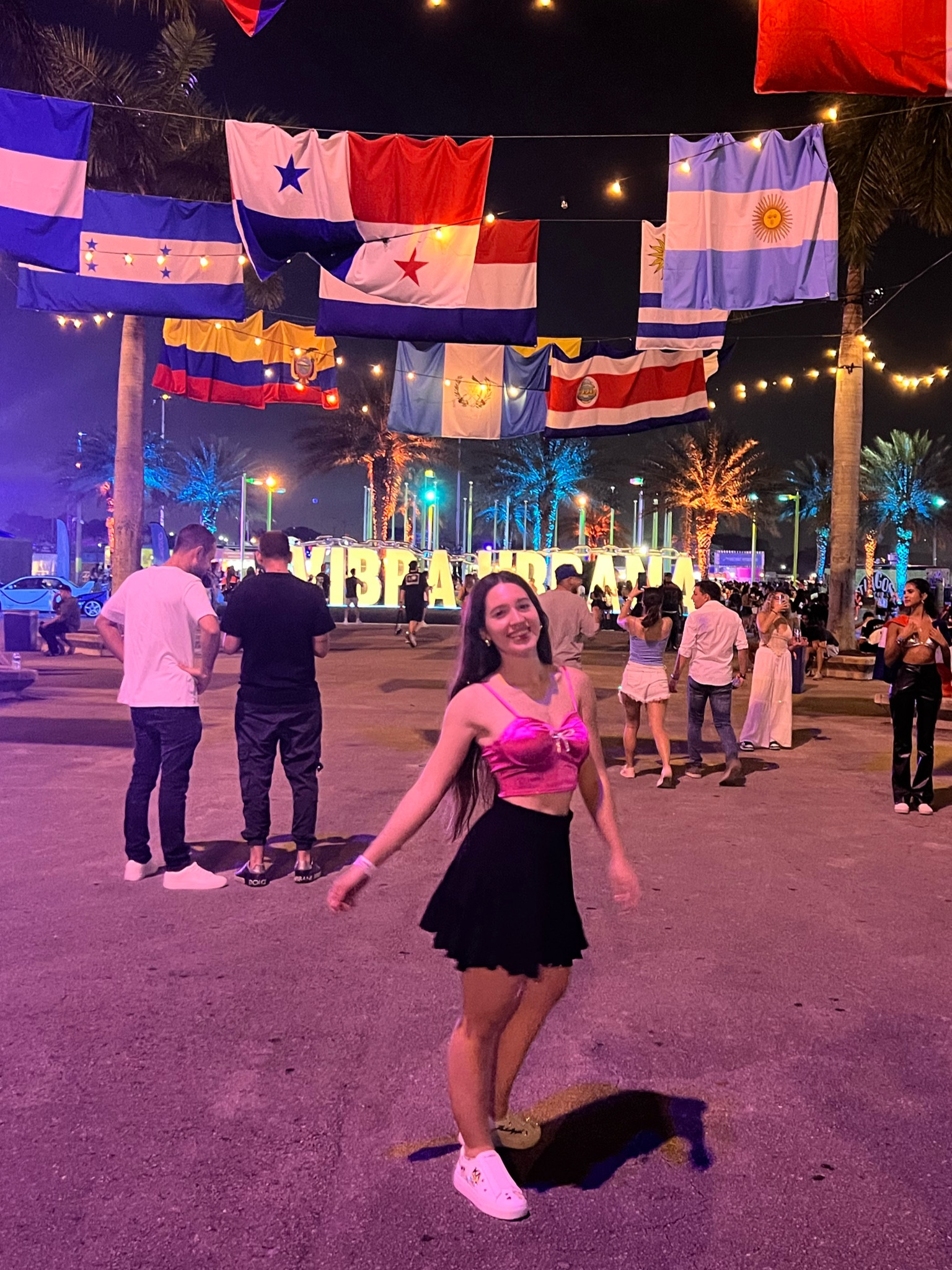 Vibra Urbana 2024! Wearing the cutest outfit from Amazon and my new Karl Lagerfeld sneakers. Follow @lovelyfancyme for more girly petite fashion finds. Xoxo

Concert, music festival, leather, corset top, black skirt, Amazon finds, club dress, date night outfit, clubbing, speakeasy, fair, white sneakers, bottega veneta dupe, gold earrings, amazon fashion finds

#LTKshoecrush #LTKSeasonal #LTKparties