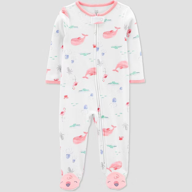 Baby Girls' Flamingo Footed Pajamas - Just One You® made by carter's Pink | Target