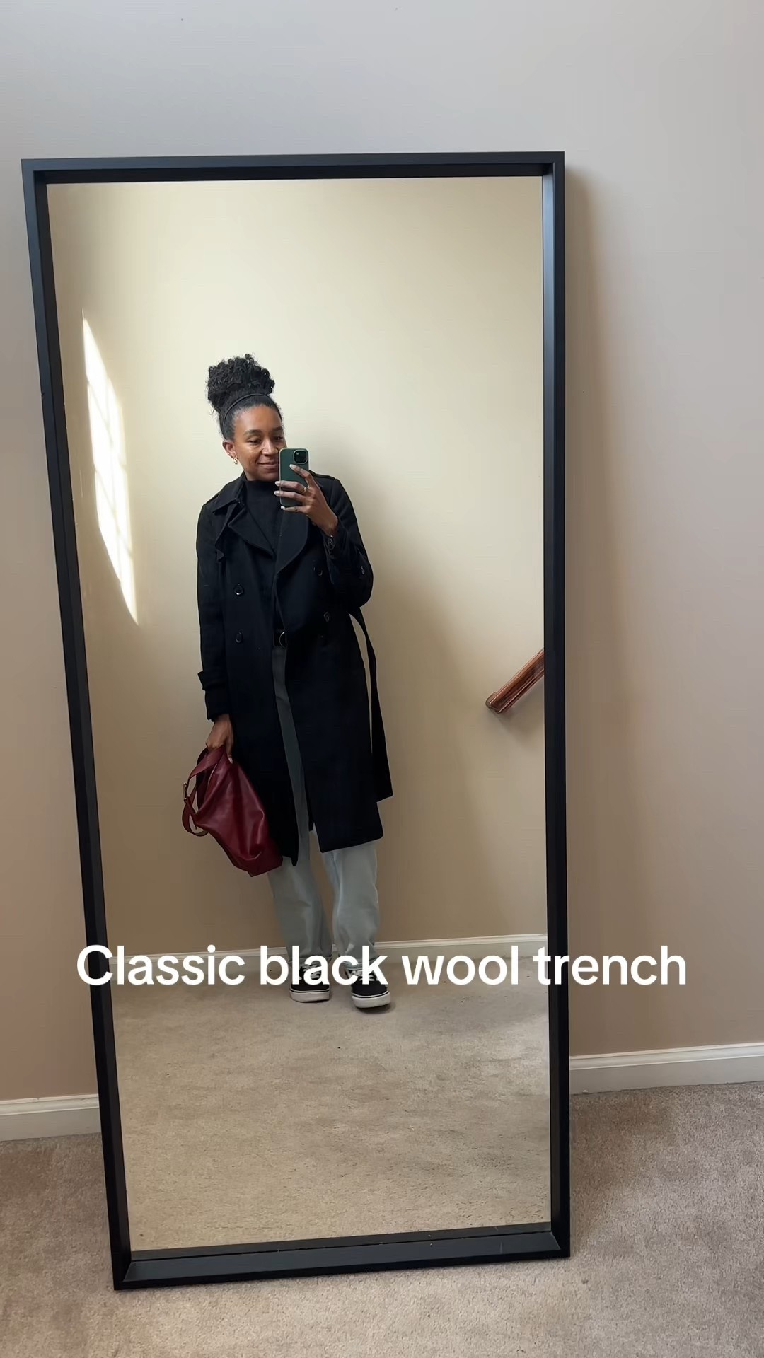 A classic wool black trench is a great jacket and versatile for all occasions. 

#LTKU #LTKSeasonal #LTKootd