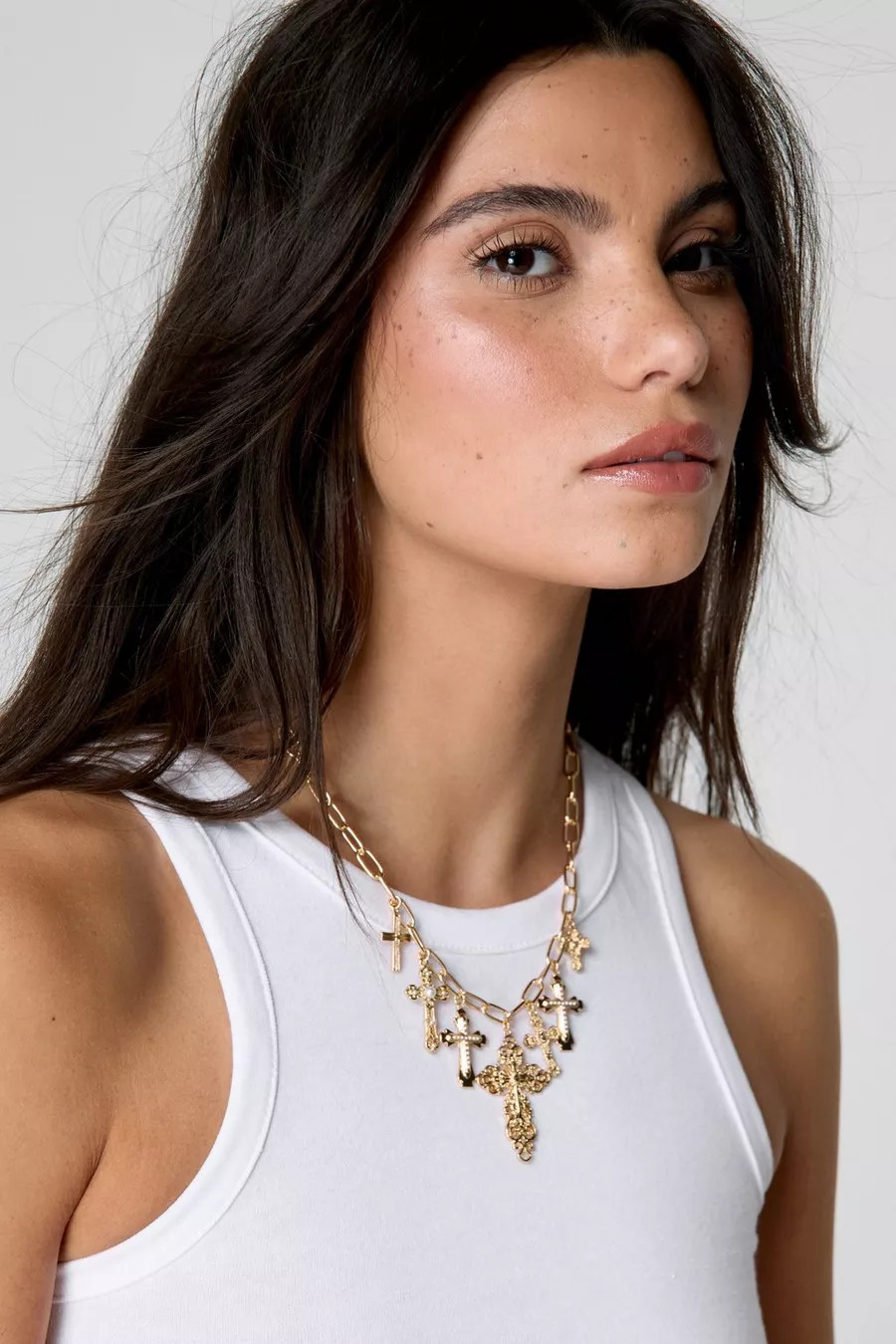 Cross Chain Necklace | Nasty Gal US