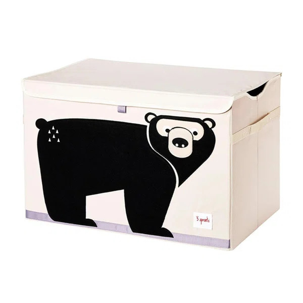 Bear Collapsible Toy Manufactured Wood Storage Bin | Wayfair North America