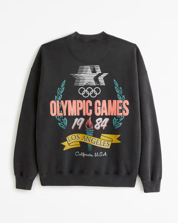 Men's Olympics Graphic Crew Sweatshirt | Men's Tops | Abercrombie.com | Abercrombie & Fitch (US)