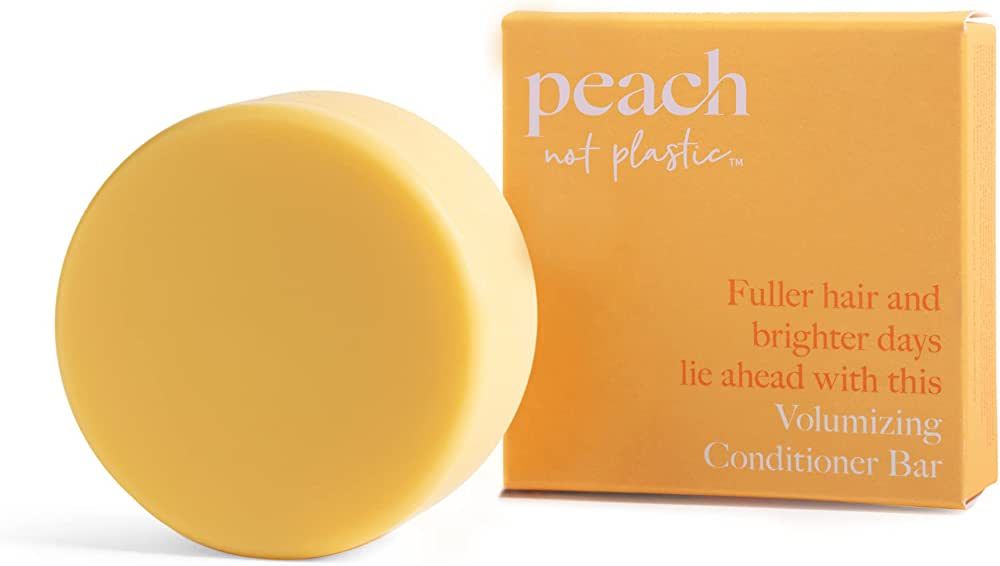Peach not Plastic Conditioner Bar - Volumizing for Fine & Flat Hair | Leaves Hair Full and Volumi... | Amazon (US)