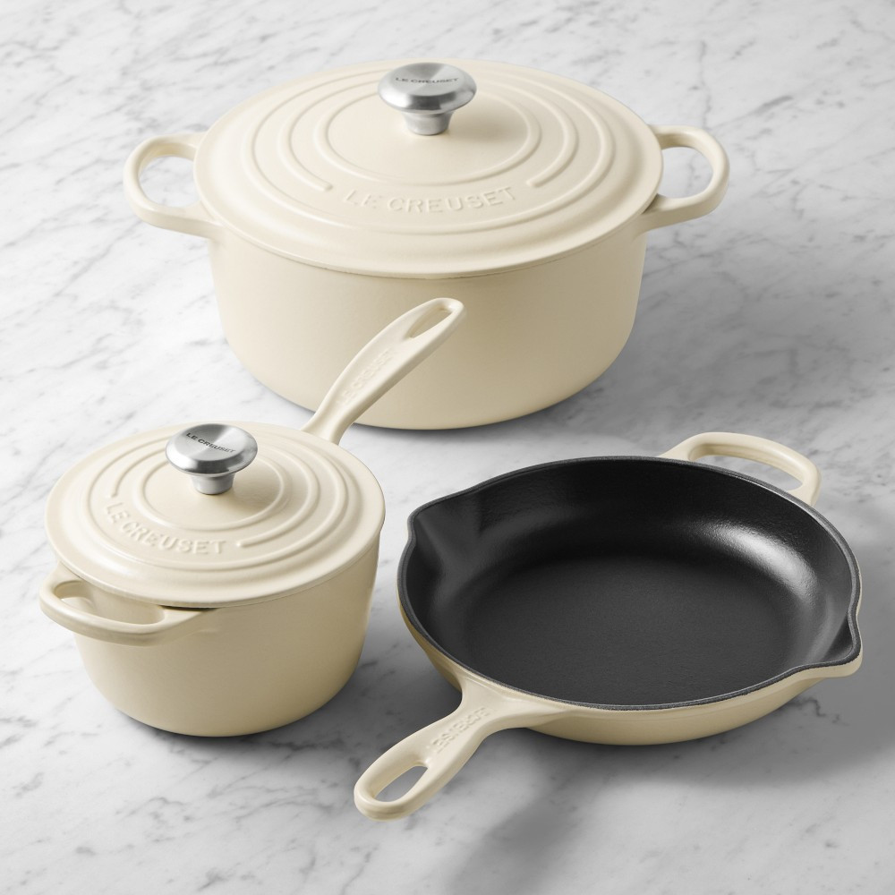 Le Creuset Signature Enameled Cast Iron 5-Piece Cookware Set | Williams-Sonoma