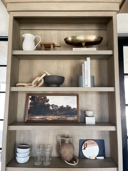 Kitchen shelf, styling books, art, home decor, loving room, dishes, coffee table books

#LTKhome #LTKstyletip #LTKunder50